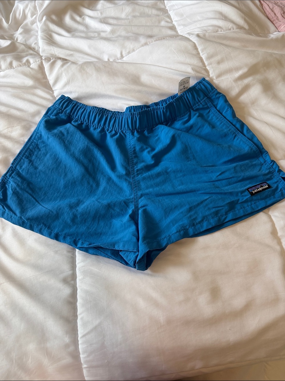 Patagonia Blue Athletic Stretch Shorts